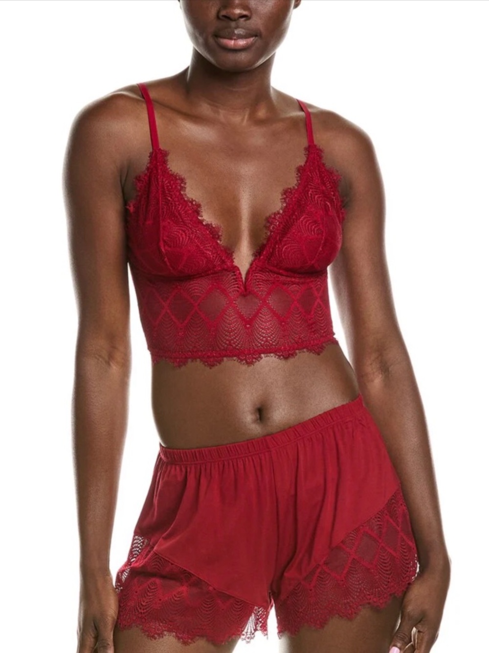 Gorgeous Cosabella allure cami & french boxer set red. NWT size Medium